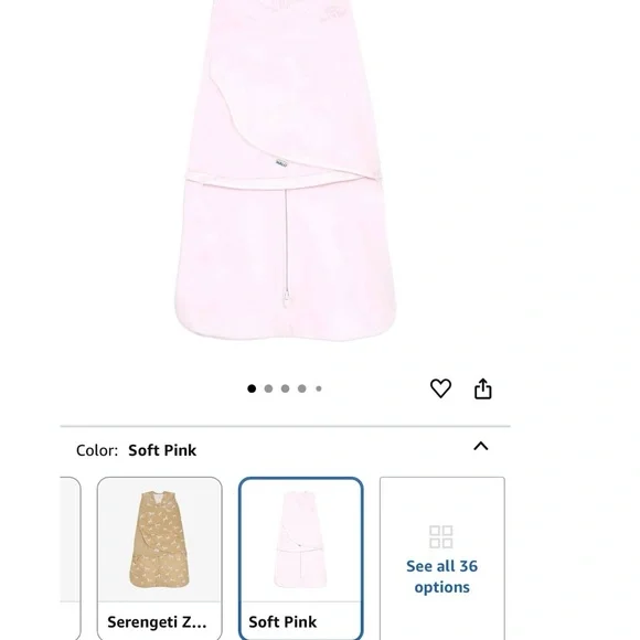 Halo Sleep Sacks Swaddles Size 0-3 - Picture 2 of 3